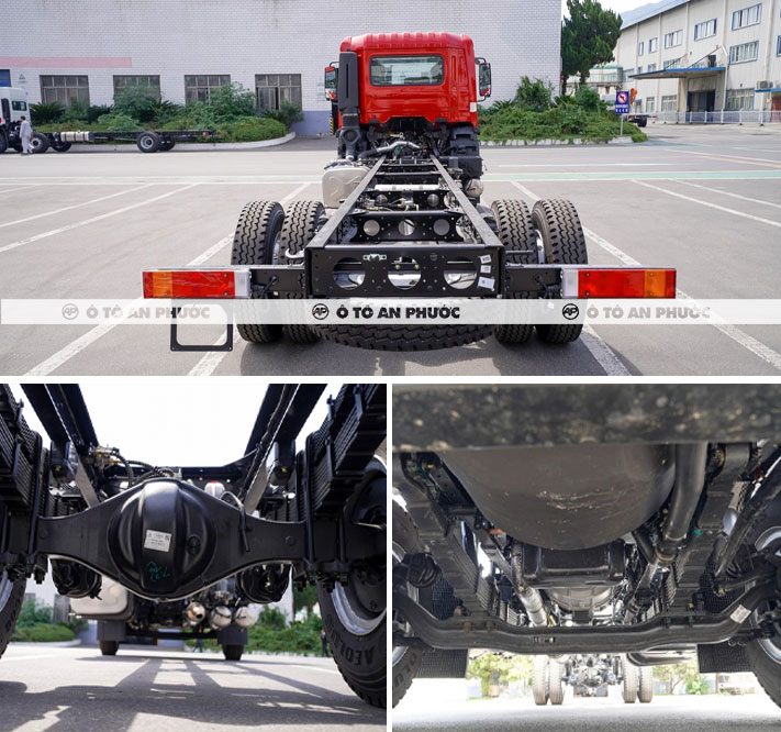 Khung gầm Dongfeng X3 thùng container