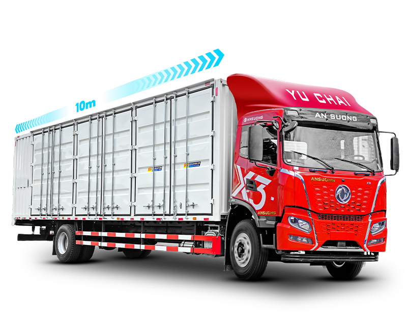 Dongfeng X3 180HP thùng container 10m