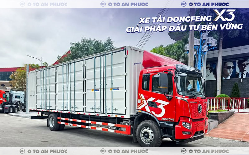 Ưu điểm xe tải Dongfeng X3 180HP thùng container