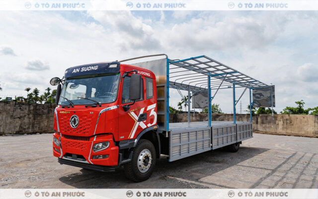 Dongfeng X3 180HP thùng mui bạt 10m