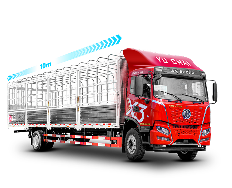 Xe tải Dongfeng X3 180hp thùng mui bạt 10m