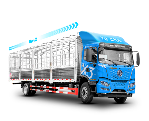 Xe tải Dongfeng X3 thùng mui bạt 8m3