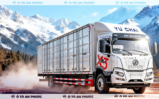 Dongfeng X3 thùng container 10m