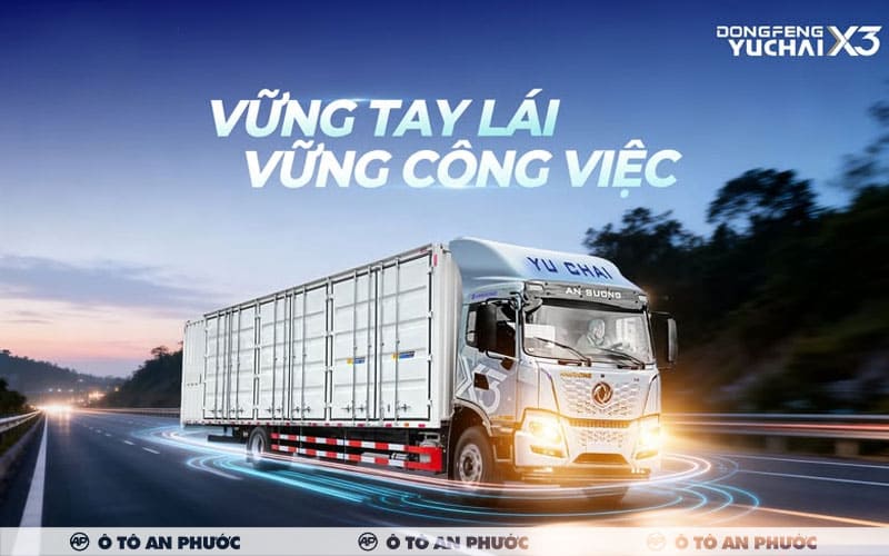 Ưu điểm xe tải Dongfeng X3 230HP thùng container