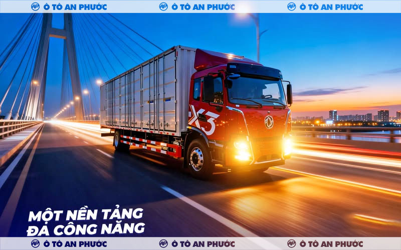 Xe tải Dongfeng X3 thùng container 8m3