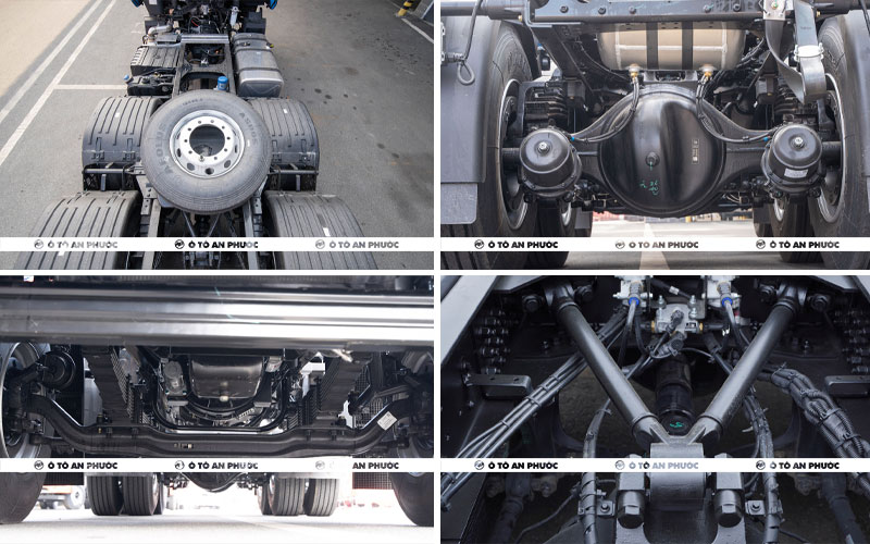 Khung gầm, cầu Dongfeng X7 445HP