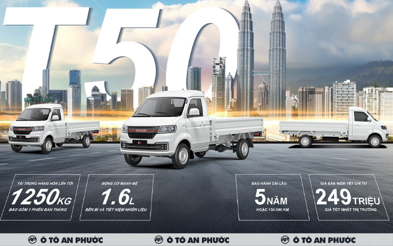 Giá xe tải SRM T50 1,25T