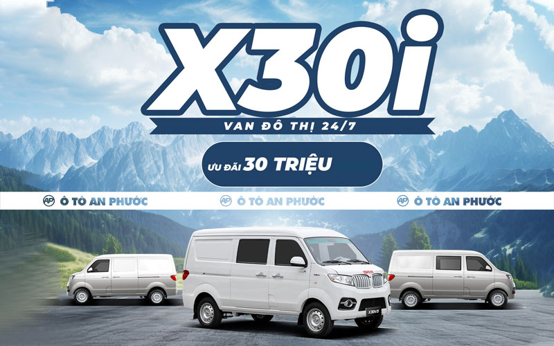 Giá xe tải van SRM X30i 2 chỗ