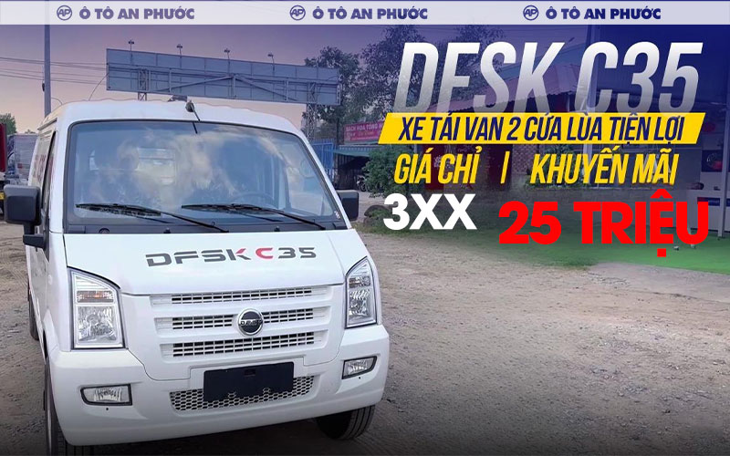 Giá xe tải van DSK C35 2 chỗ