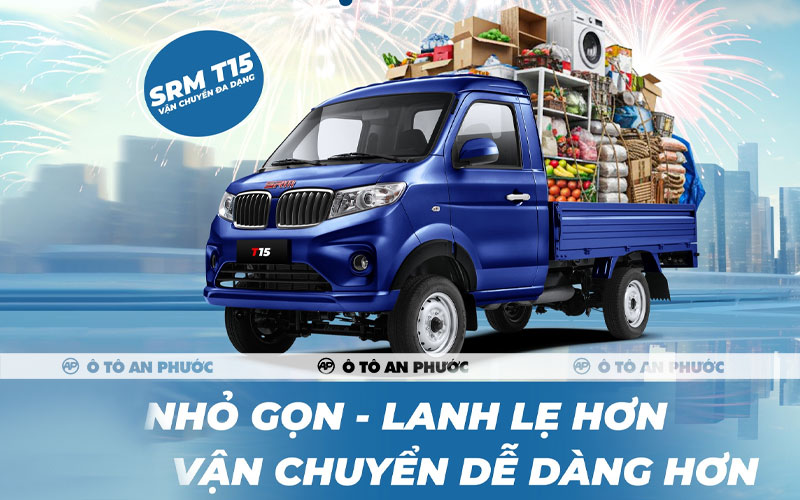 Xe tải SRM T15 990kg