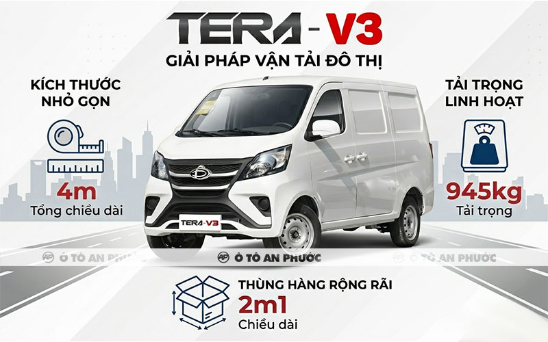 Ưu điểm xe Tera V3