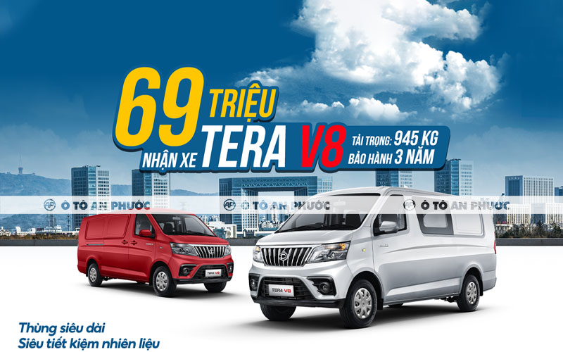 Giá xe Tera V8 2 chỗ