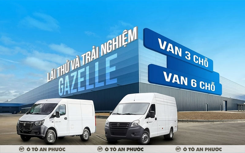 Lái thử xe van GAZ 6 chỗ