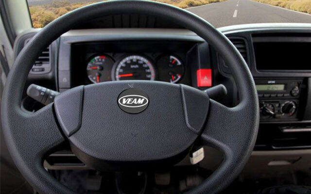 Nội thất xe ben veam vb650