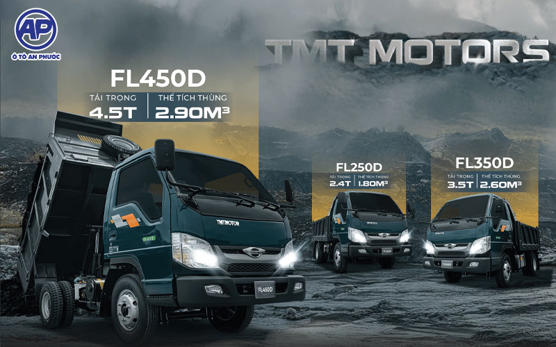 Xe ben nhỏ dưới 5 tấn