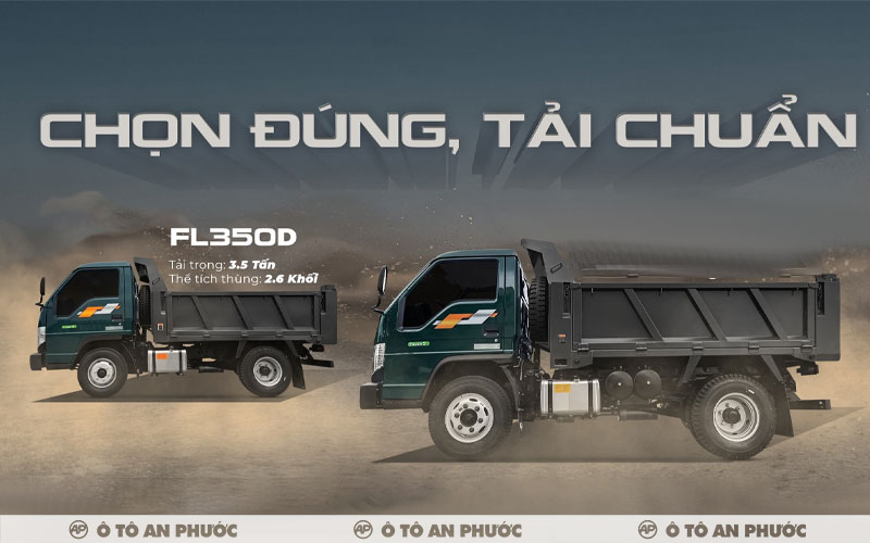 Xe ben 3.5 tấn TMT FL350D