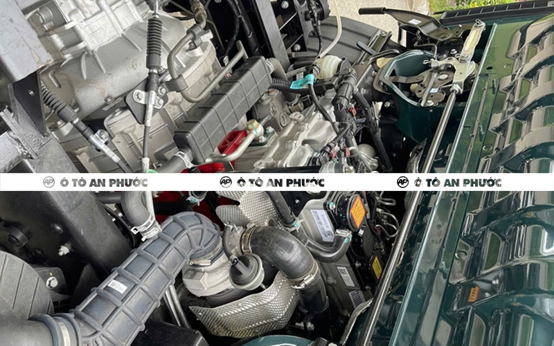 Động cơ và hộp số xe ben Veam Forland D65