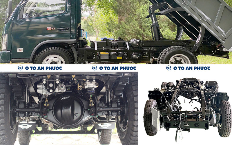 Khung gầm - hệ thống treo xe ben D65