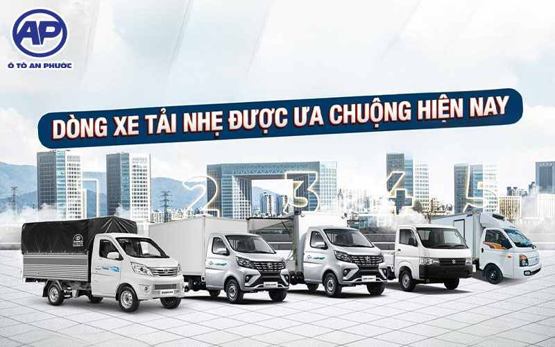 Xe tải nhỏ 990kg đến dưới 3.5 tấn