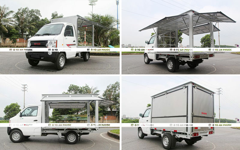 xe tải SRM K990 thùng cánh dơi