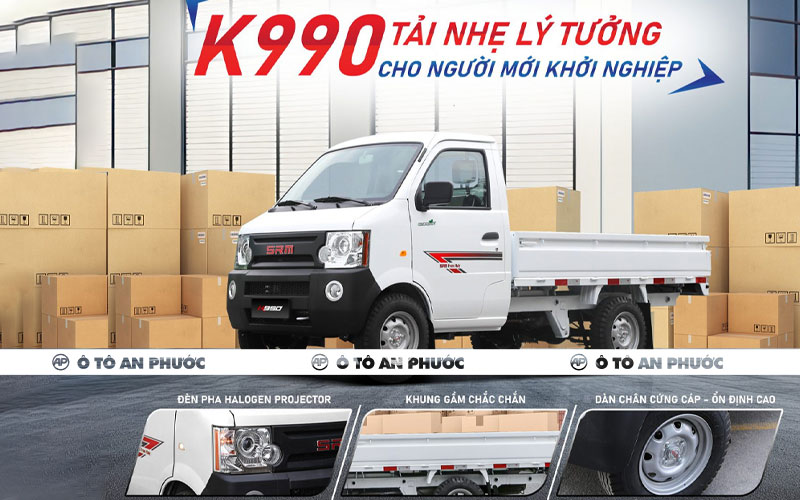 Ưu điểm xe tải SRM K990
