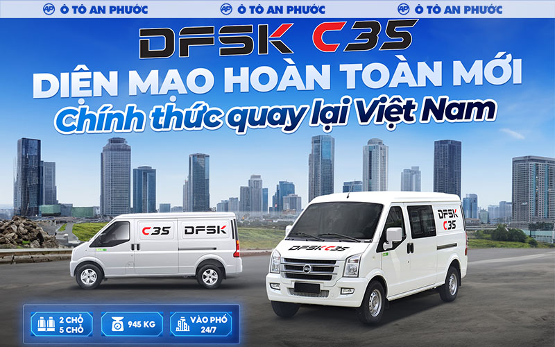 Xe tải van DFSK C35 2 chỗ