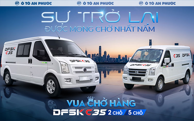 Ưu điểm xe tải van DFSK C35 2 chỗ