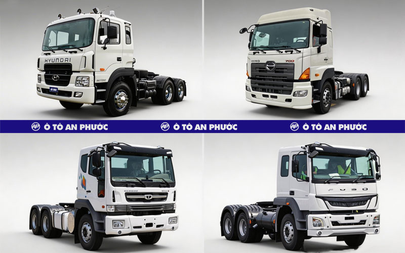 Bảng giá xe đầu kéo Nhật - Hàn