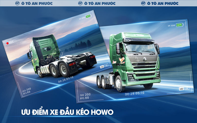 Ưu điểm của xe đầu kéo Howo