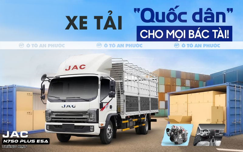 giá xe tải jac n750 plus e5