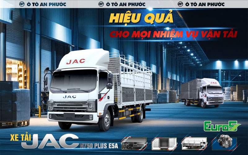 Ưu điểm xe tải 7 tấn Jac N750 Plus E5