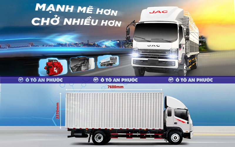 Ưu điểm xe tải Jac N800 Plus E5
