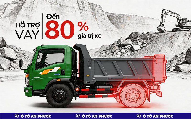 Ưu điểm mua xe ben trả góp