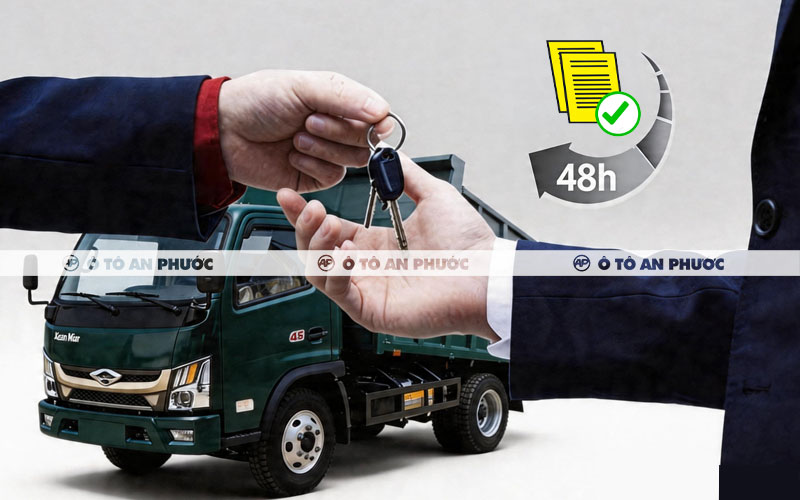 Mua xe ben trả góp duyệt nhanh 48h