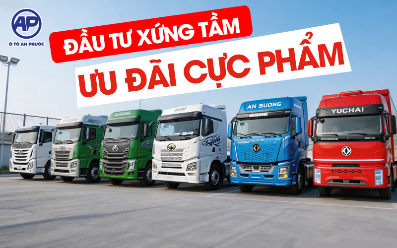 Mua xe đầu kéo 2 cầu trả góp tại Ô tô An Phước
