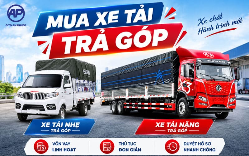 Mua xe tải trả góp theo phân khúc