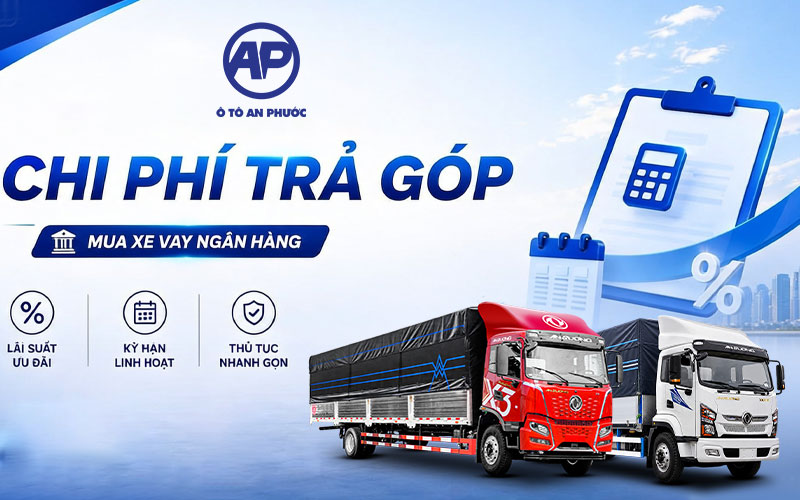 Chi phí mua xe tri trả góp
