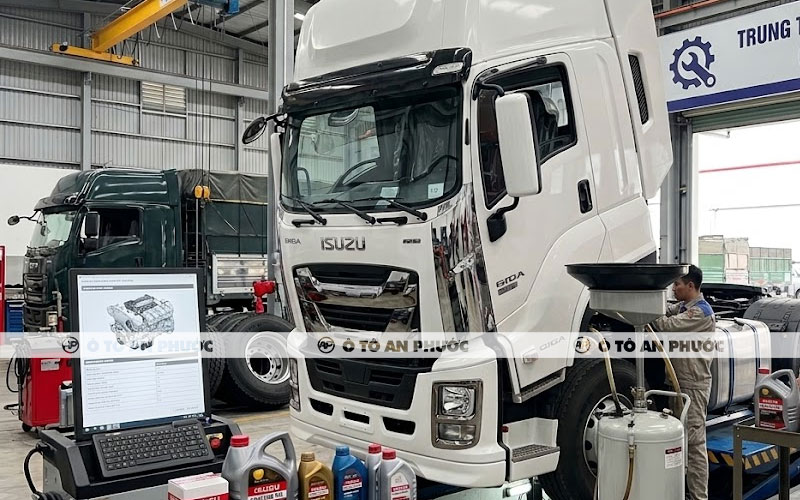 Chi phí bảo dưỡng xe đầu kéo Isuzu