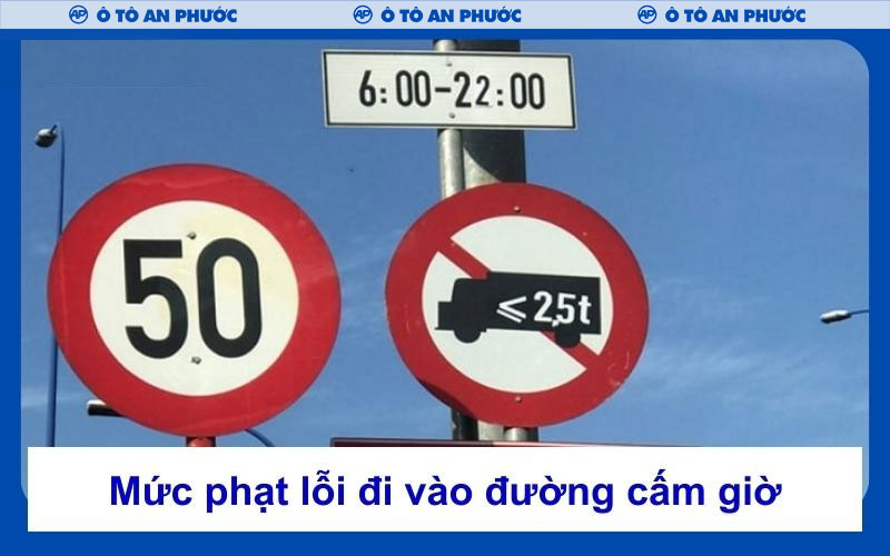 Mức phạt theo quy định cấm xe tải vào thành phố
