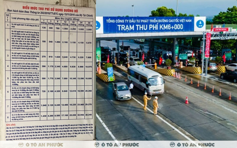 Phí đường bộ xe tải dưới 1 tấn
