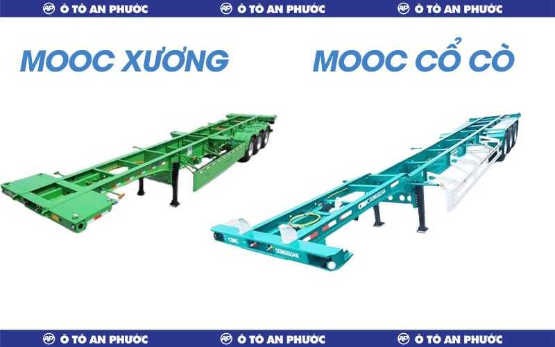 So sánh mooc xương và mooc cổ cò về cấu tạo