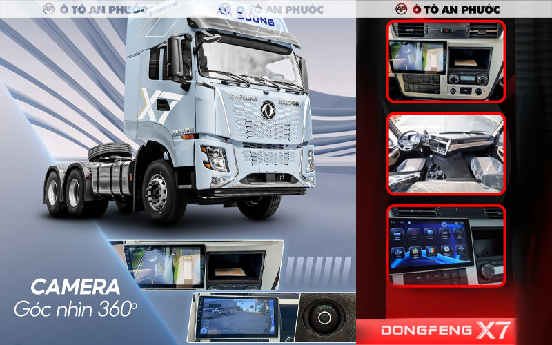 Không gian nội thất cabin Dongfeng X7