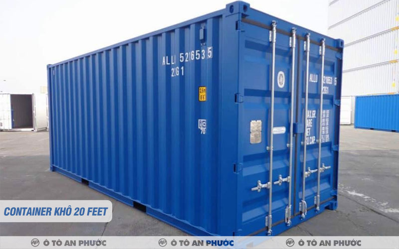 container khô 20 feet chở được bao nhiêu tấn