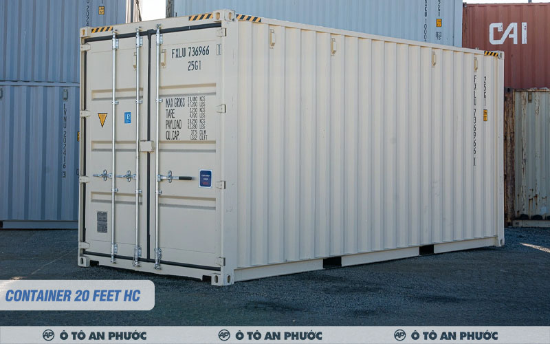 HC - container 20 feet chở được bao nhiêu tấn
