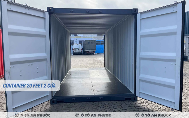 Container 20 feet hai cửa chở được bao nhiêu tấn