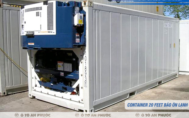 Container bảo ôn lạnh 20 feet chở được bao nhiêu tấn