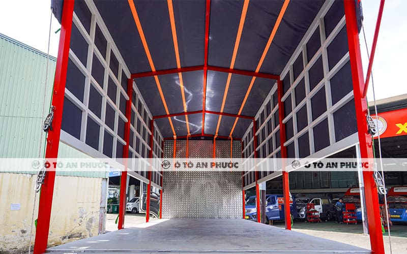 xe tải 9 tấn thùng kèo đà lạt