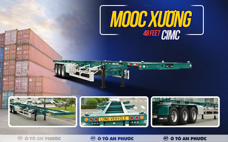 Giá mooc xương CIMC 48 feet 3 trục