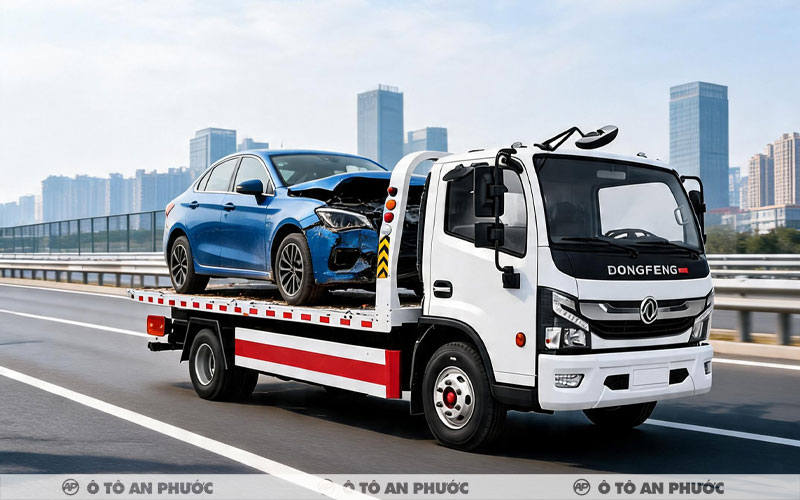 xe cứu hộ 2 chức năng Dongfeng sàn 5m6