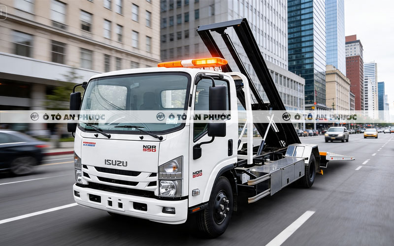 Xe cứu hộ Isuzu sàn 6m4